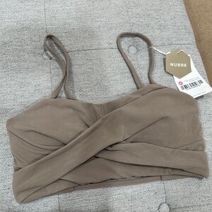 NWT 🆕 Buffbunny Ivy Wrap Sports Bra Chai Latte
